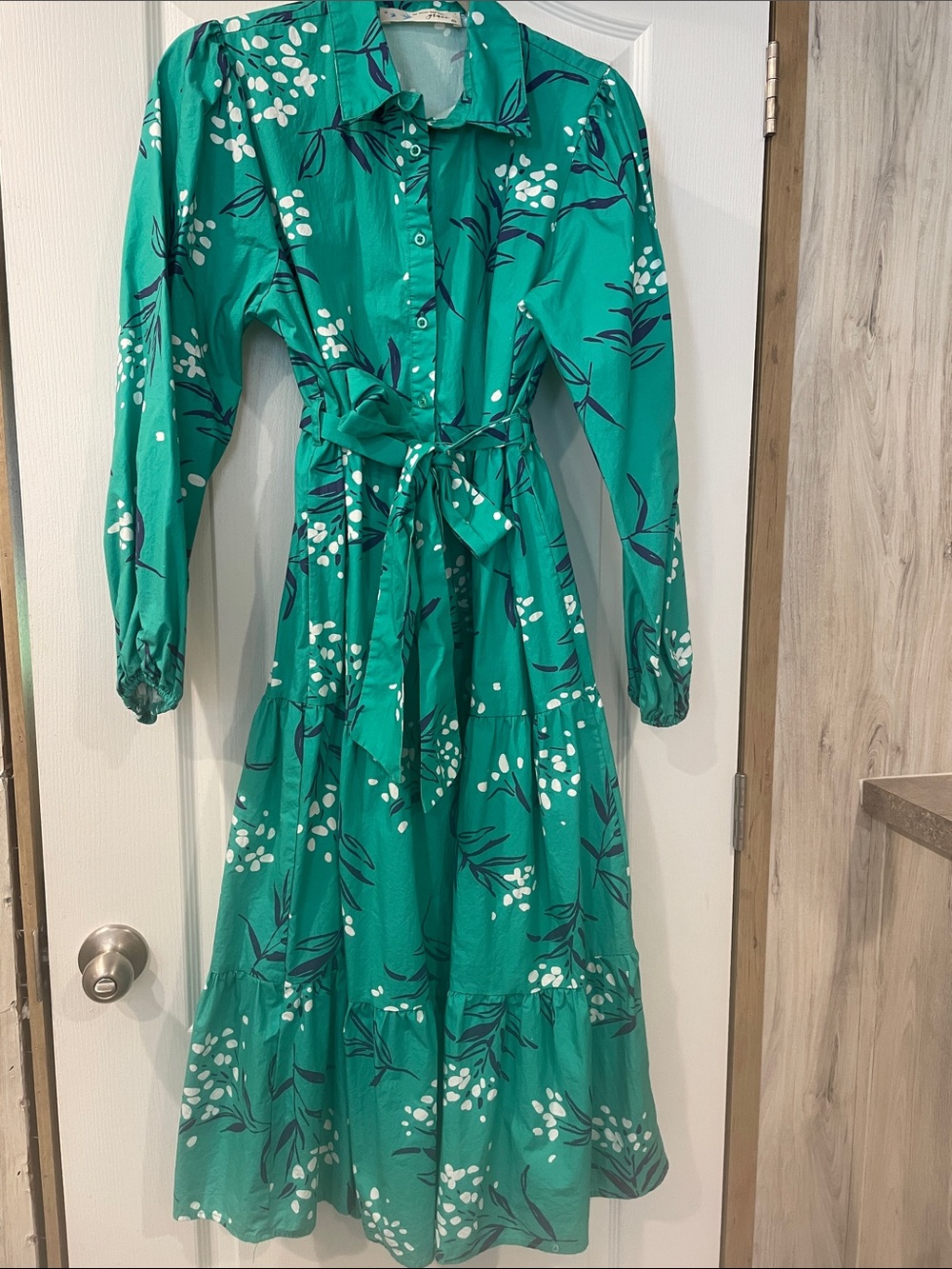 Her Entire Name Says Grace Dress 100% Cotton Sz Small